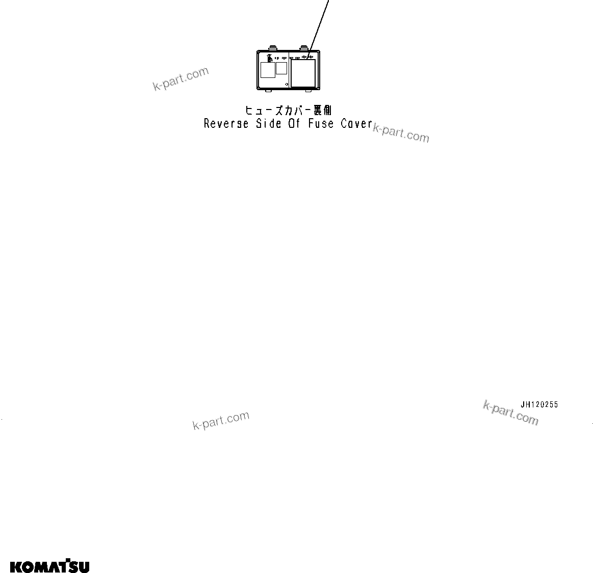 Komatsu parts book diagram for PC490LC-11 S/N 87001-UP (For KAL): FUSE, (#87001-)