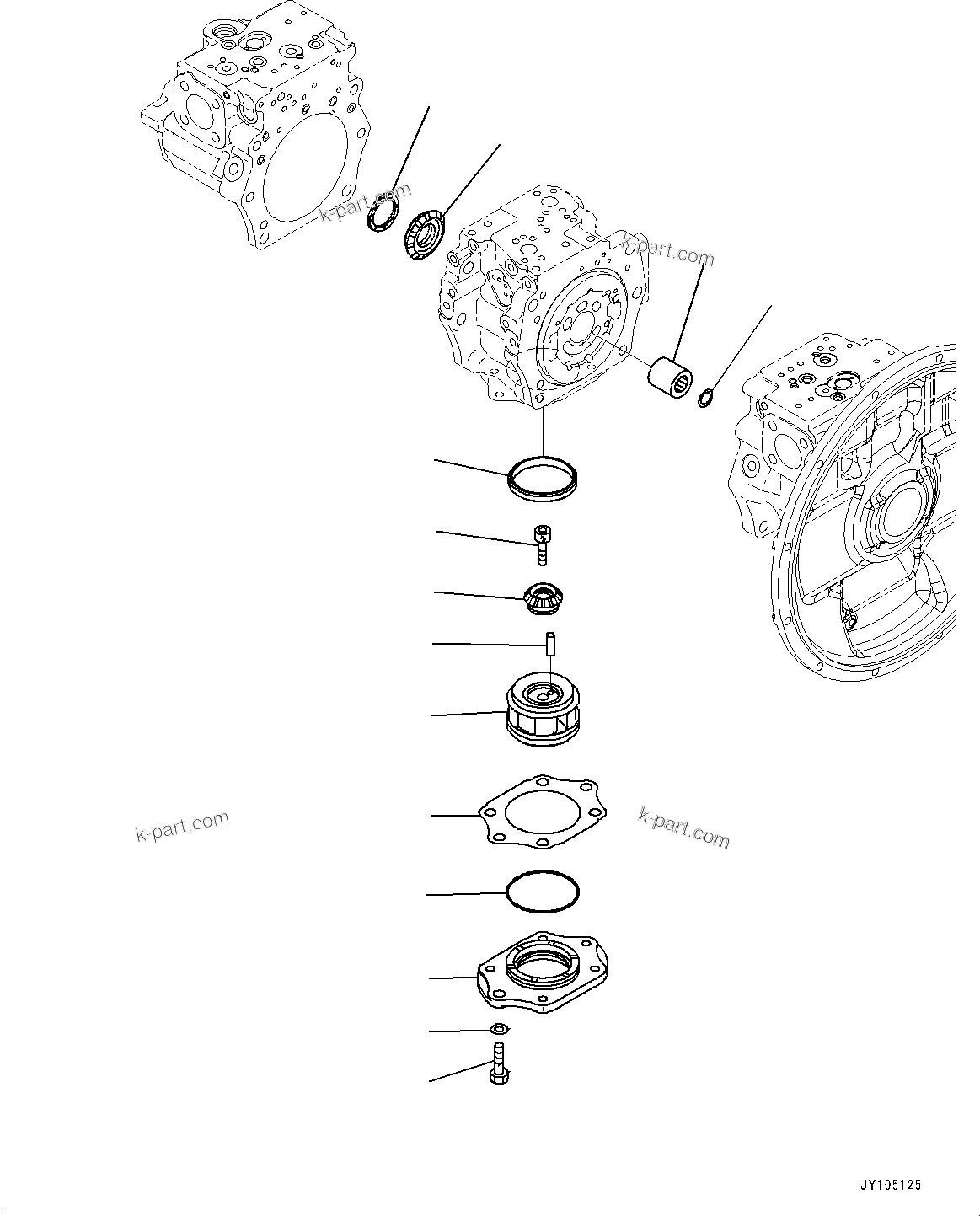 Komatsu parts book diagram for PC450LC-8R S/N 79001-UP: HYDRAULIC PUMP, PISTON PUMP (10/12)(#77289-)