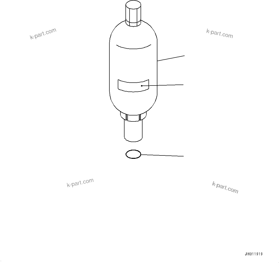 Komatsu parts book diagram for PC450LC-8R S/N 79001-UP: ACTUATOR PIPING, ACCUMULATOR(#76547-)