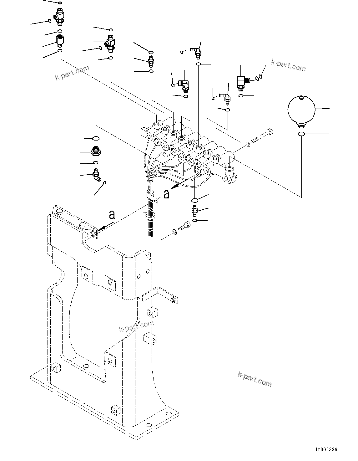 Komatsu parts book diagram for PC450LC-8R S/N 79001-UP: SOLENOID VALVE, SOLENOID VALVE RELATED PARTS(#75001-)