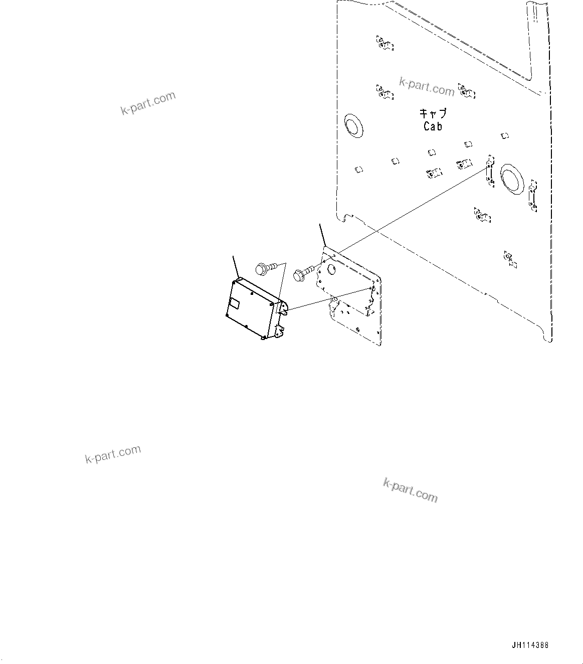 Komatsu parts book diagram for PC450LC-8R S/N 79001-UP: CONTROLLER AND MONITOR, (3/3) (GATEWAY FUNCTION CONTROLLER, IRIDIUM)(#79001-)