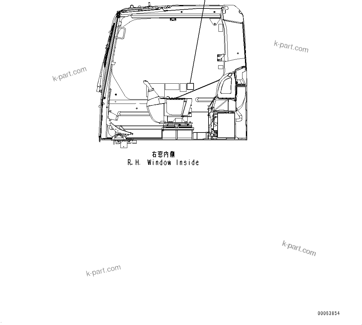 Komatsu parts book diagram for PC450LC-8R S/N 79001-UP: CAUTION PLATES, BACKWARD, (#75001-)