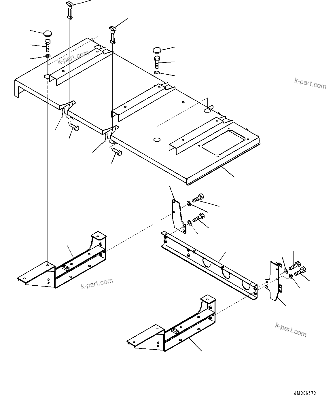 Komatsu parts book diagram for HD785-7 S/N 37001-UP: BATTERY BOX AND REAR HOOD, REAR HOOD (WITH BATTERY DISCONNECT SWITCH)(#30001-)