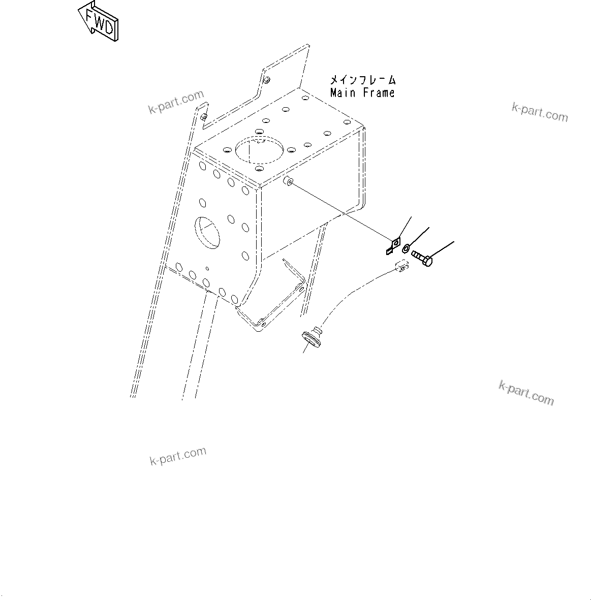 Komatsu parts book diagram for HD785-7 S/N 37001-UP: ELECTRIC WIRING HARNESS, CLIP(#30001-)