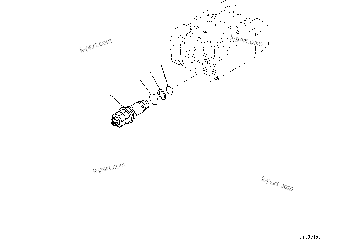 Komatsu parts book diagram for HD785-7 S/N 37001-UP: HYDRAULIC TANK, DEMAND VALVE (2/3)(#30001-)