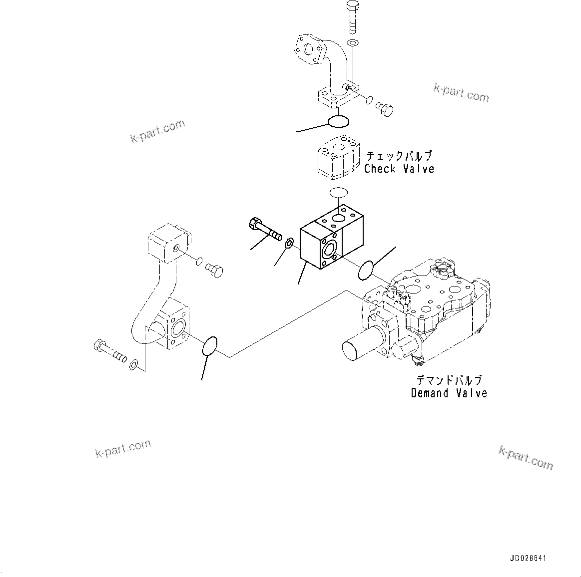 Komatsu parts book diagram for HD785-7 S/N 37001-UP: HYDRAULIC TANK, BLOCK(#30001-)