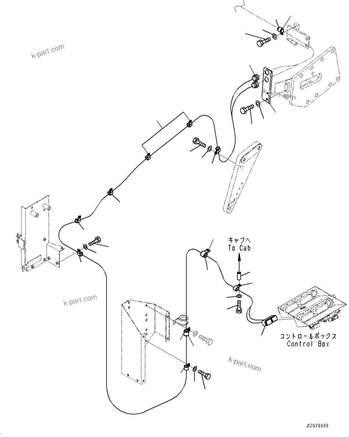 Komatsu parts book diagram for HD785-7 S/N 37001-UP: TRANSMISSION CONTROL, (#30001-)