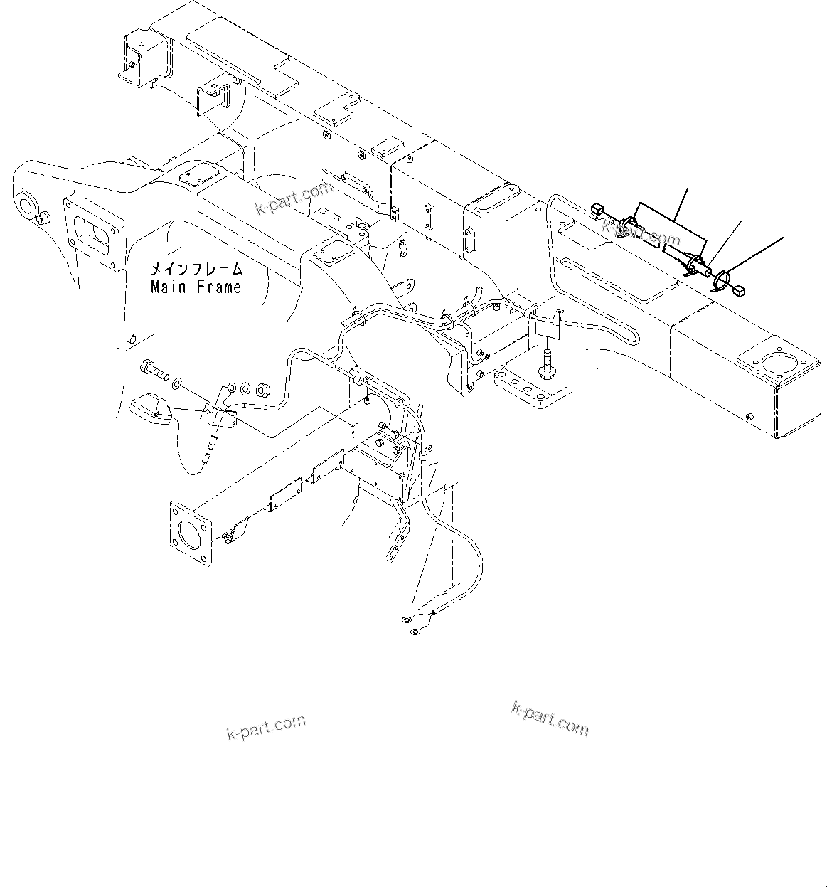 Komatsu parts book diagram for HD785-7 S/N 37001-UP: WIRING HARNESS, (#30001-)