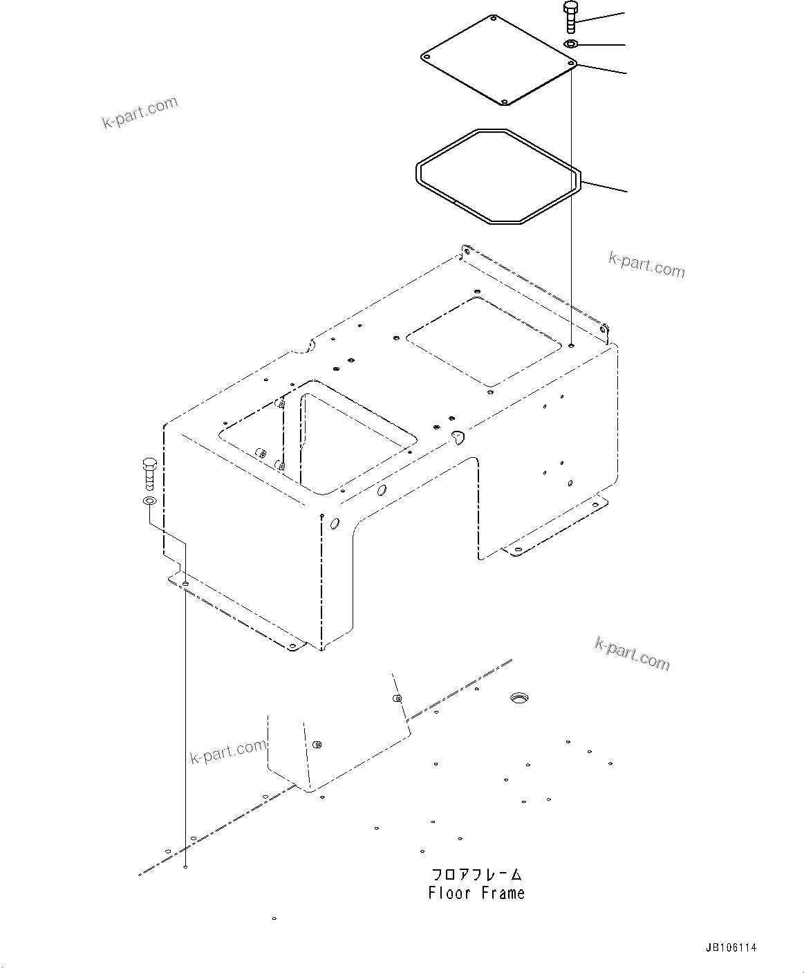 Komatsu parts book diagram for HD785-7 S/N 37001-UP: KOMTRAX CONTROLLER, PLATE(#37001-)
