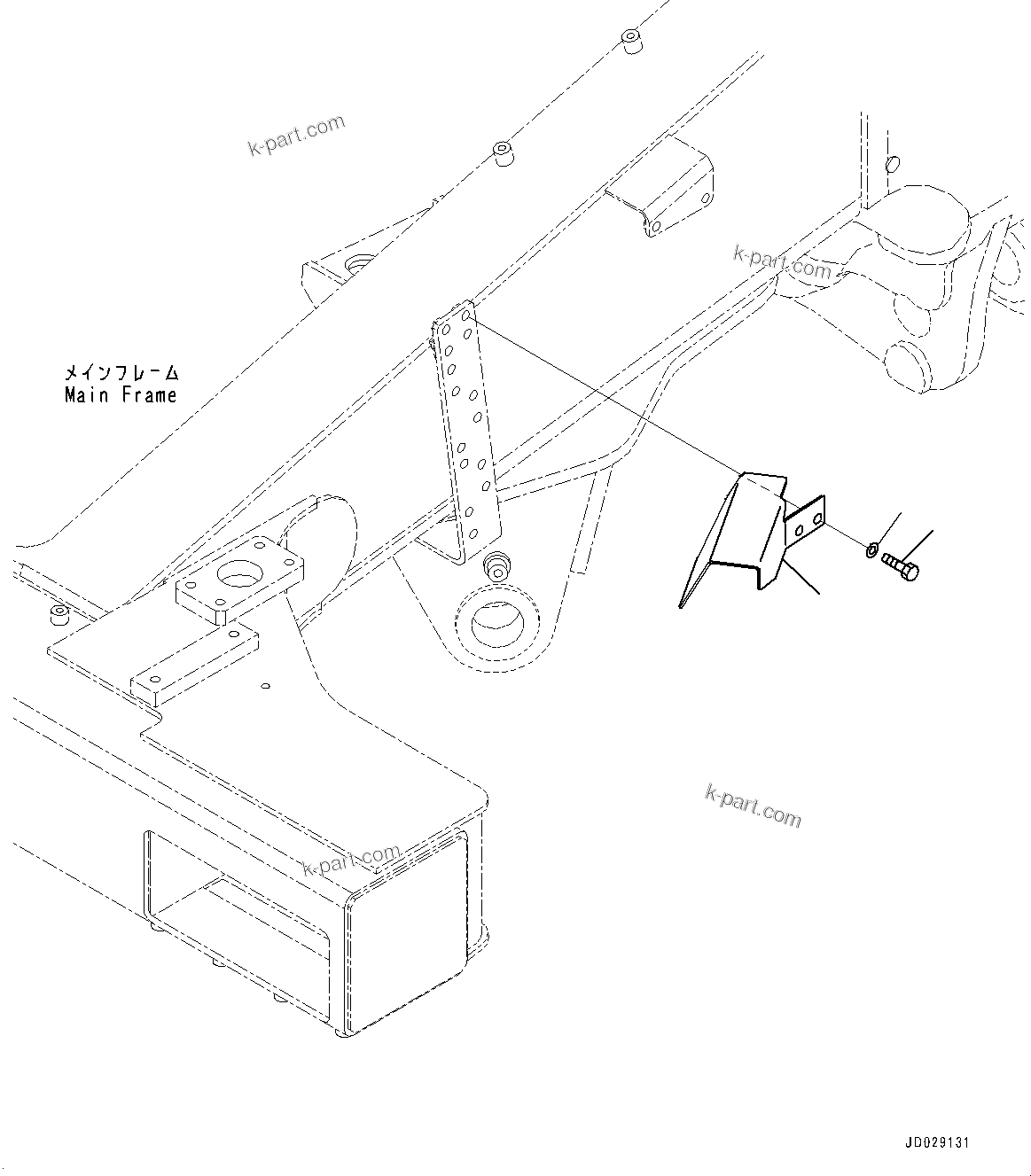 Komatsu parts book diagram for HD785-7 S/N 37001-UP: FIRE PROTECTION, STEERING PIPING PROTECTION(#30001-)