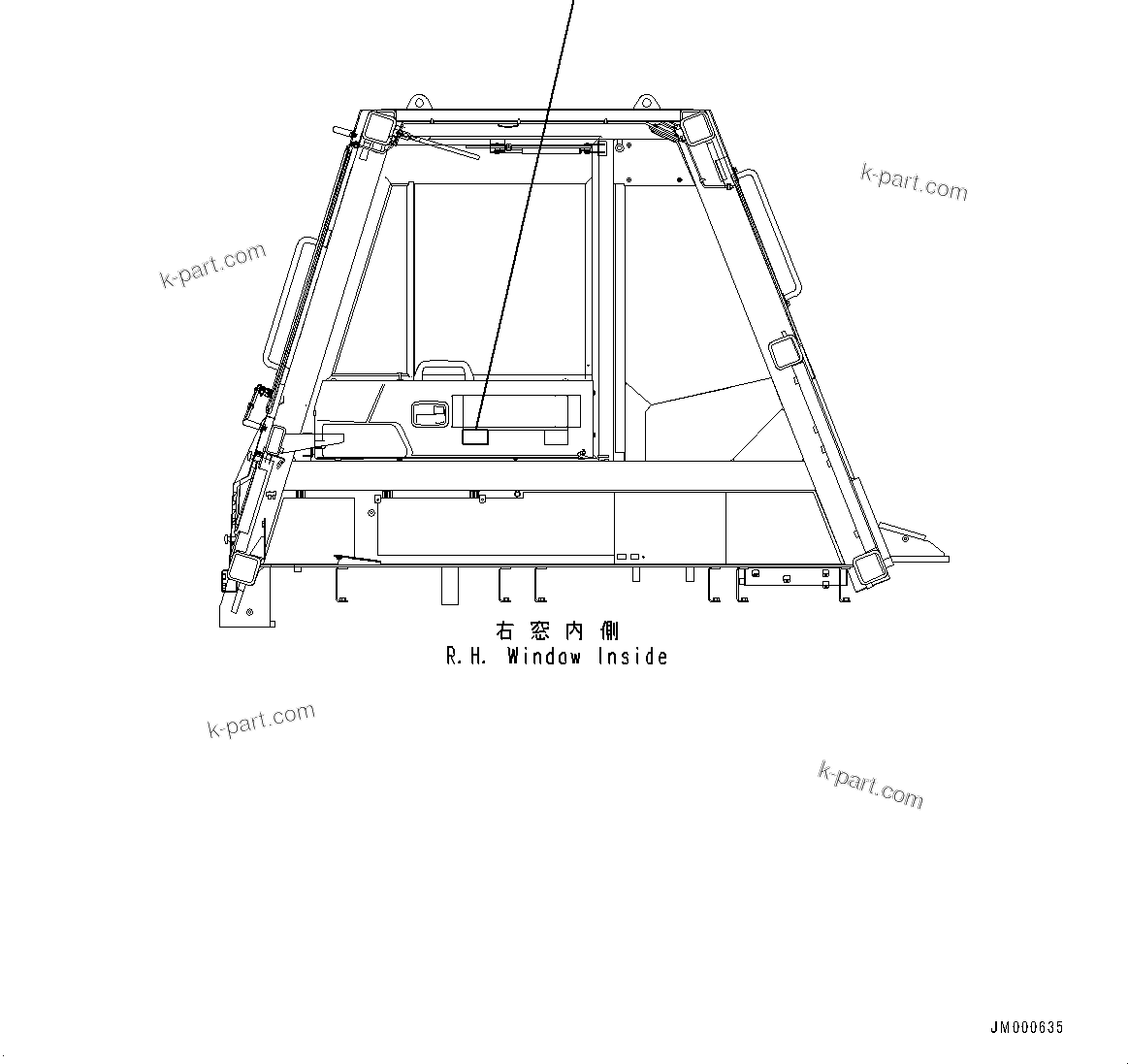 Komatsu parts book diagram for HD785-7 S/N 37001-UP: CAUTION PLATES, KOMTRAX, (#30001-)