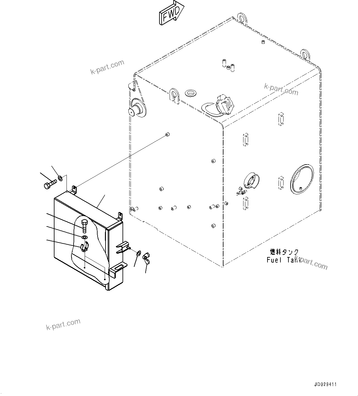 Komatsu parts book diagram for HD785-7 S/N 37001-UP: GENERAL TOOL SET, TOOL BOX(#30001-)