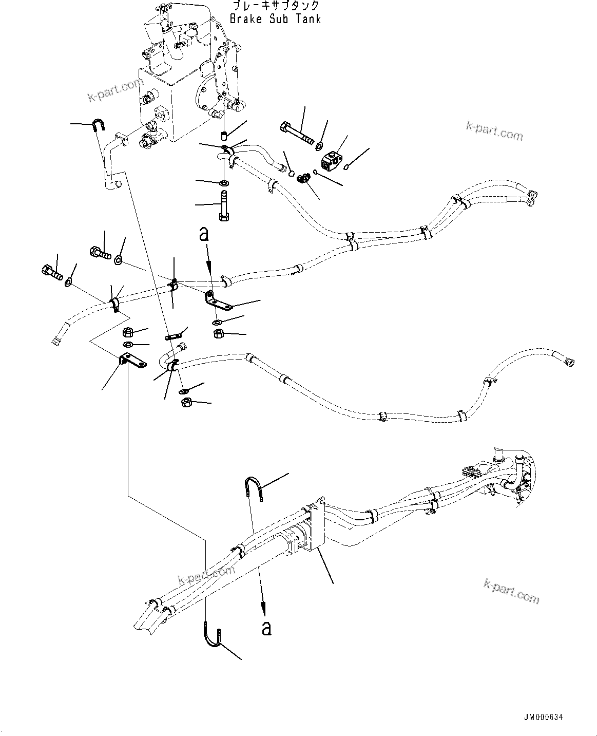 Komatsu parts book diagram for HD785-7 S/N 37001-UP: OIL QUICK CHARGE UNIT, QUICK CHARGE RELATED PARTS (WITH QUICK COUPLING, FOR LEFT REFUELING)(#30001-)