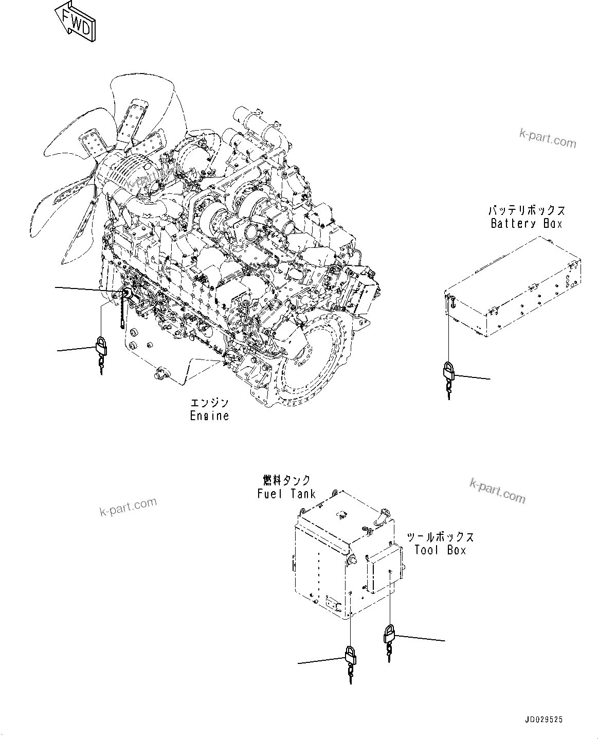 Komatsu parts book diagram for HD785-7 S/N 37001-UP: CAP LOCK, (#30001-)