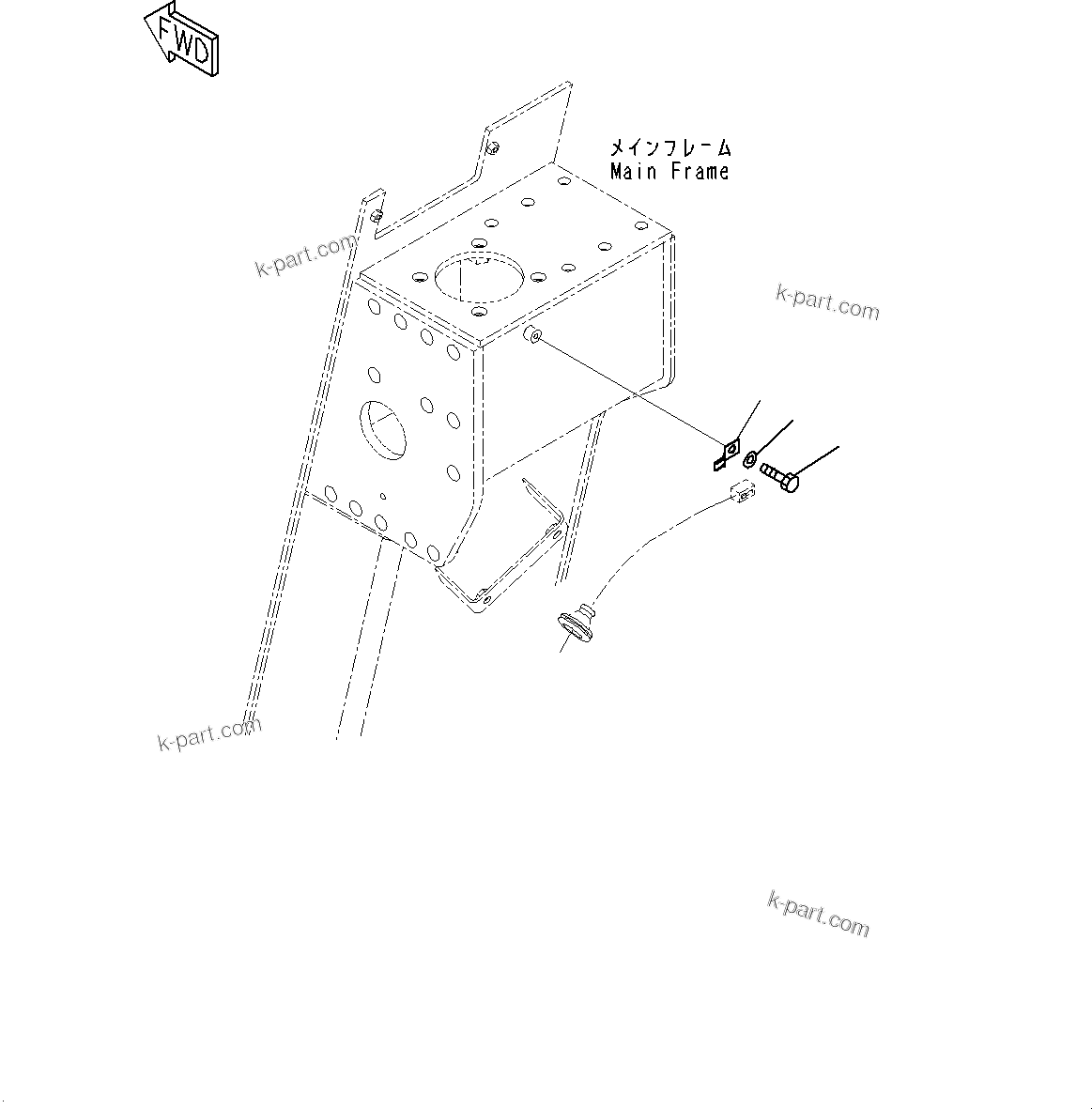 Komatsu parts book diagram for HD785-7 S/N 37001-UP (-40 deg C Spec.): ELECTRIC WIRING HARNESS, CLIP(#30001-)