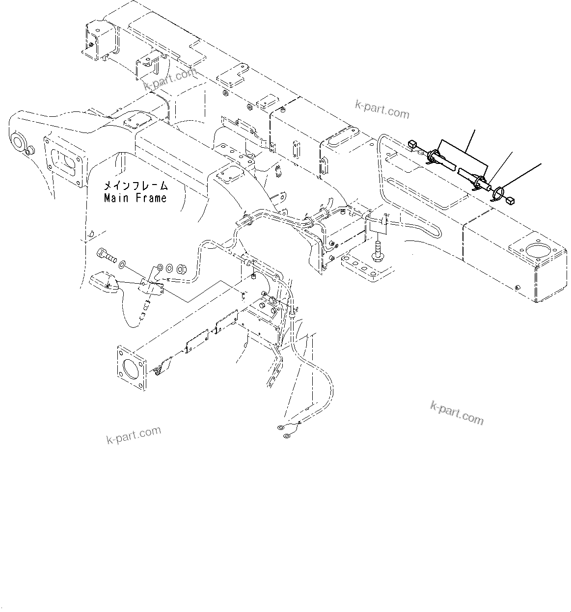 Komatsu parts book diagram for HD785-7 S/N 37001-UP (-40 deg C Spec.): WIRING HARNESS, (#30001-)