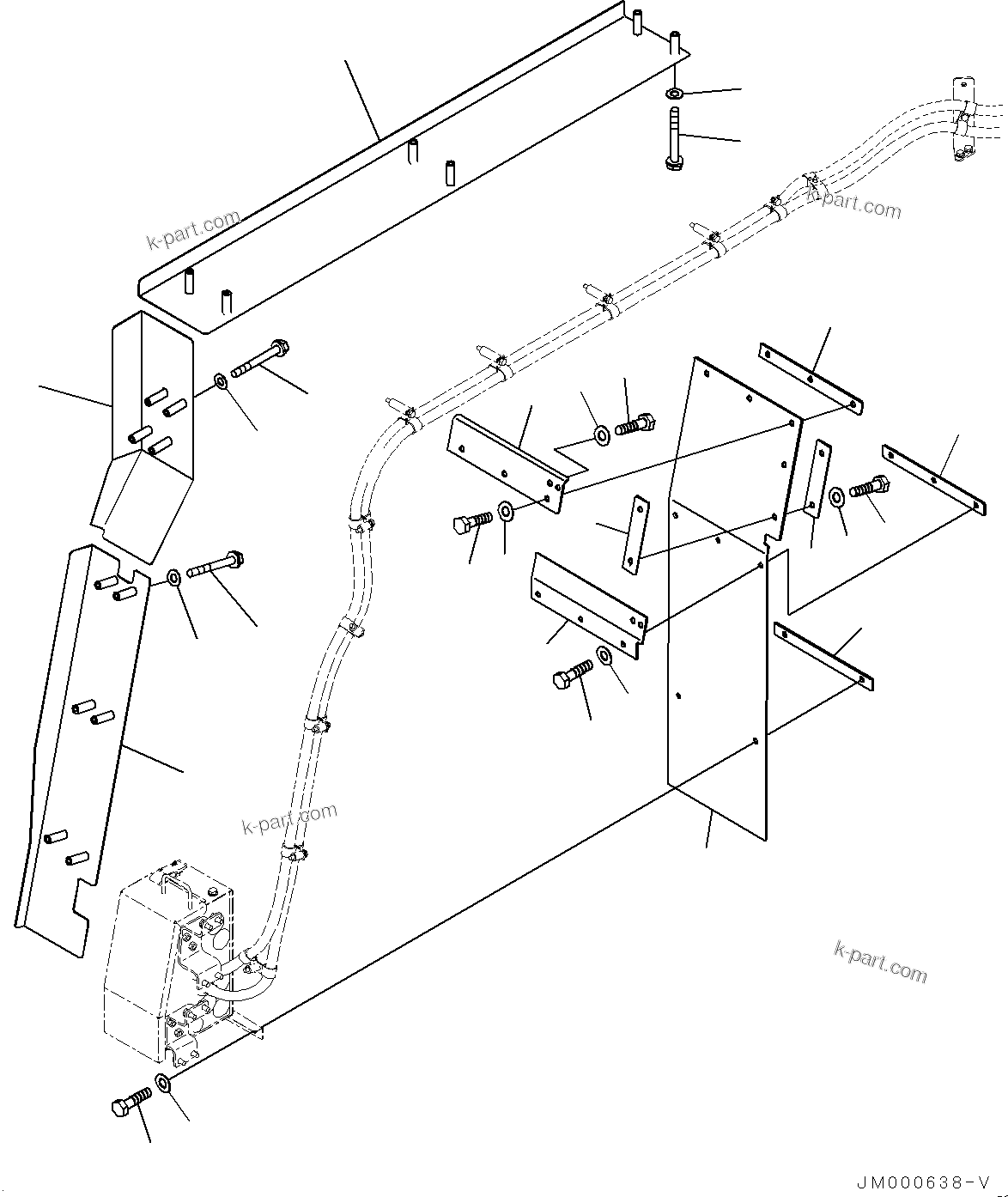 Komatsu parts book diagram for HD785-7 S/N 37001-UP (-40 deg C Spec.): BATTERY DISCONNECT SWITCH AND BATTERY JUMP START CONNECT, COVER AND GUARD(#30001-)