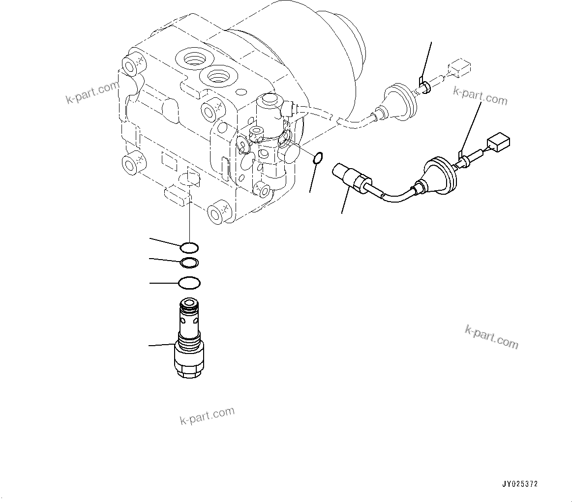 Komatsu parts book diagram for PC490LC-11 S/N 87001-UP: COOLING SYSTEM, FAN MOTOR (3/3)(#85153-)