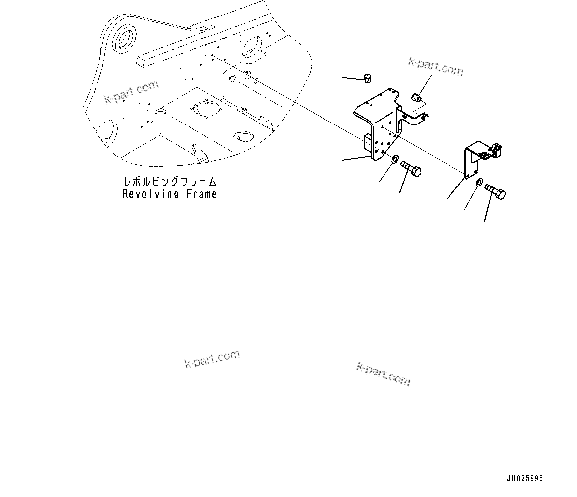 Komatsu parts book diagram for PC490LC-11 S/N 87001-UP: BLIND PARTS, (#85001-)
