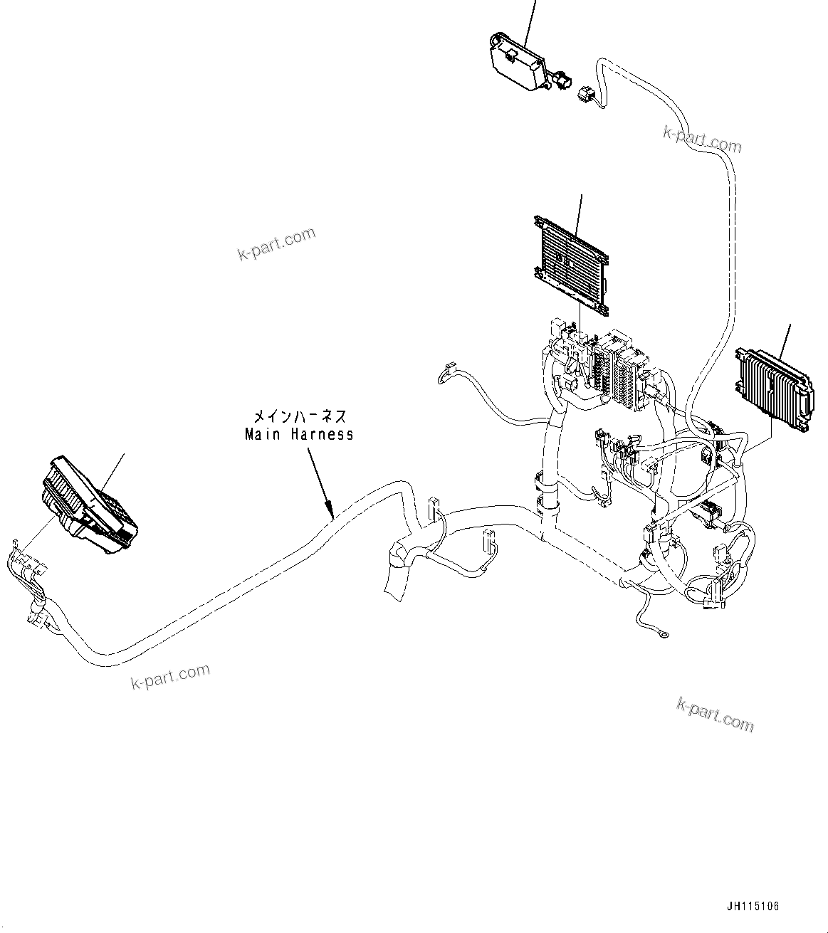 Komatsu parts book diagram for PC490LC-11 S/N 87001-UP: CONTROLLER, (#87001-)