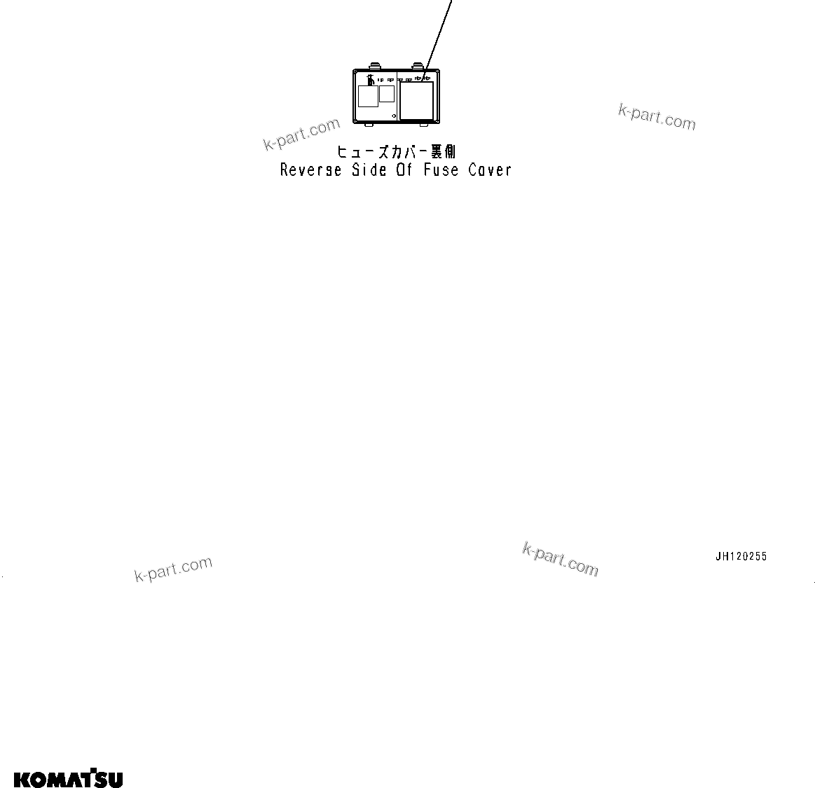 Komatsu parts book diagram for PC490LC-11 S/N 87001-UP: FUSE, (#27001-)