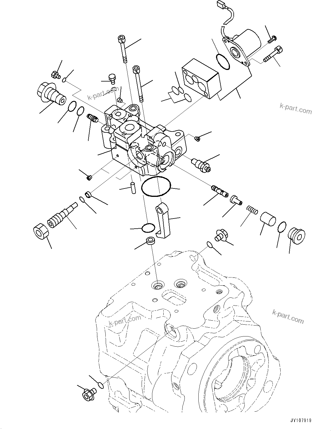 Komatsu parts book diagram for PC800SE-8E0 S/N 67001-UP: HYDRAULIC PUMP, PISTON PUMP (12/14)(#65051-)