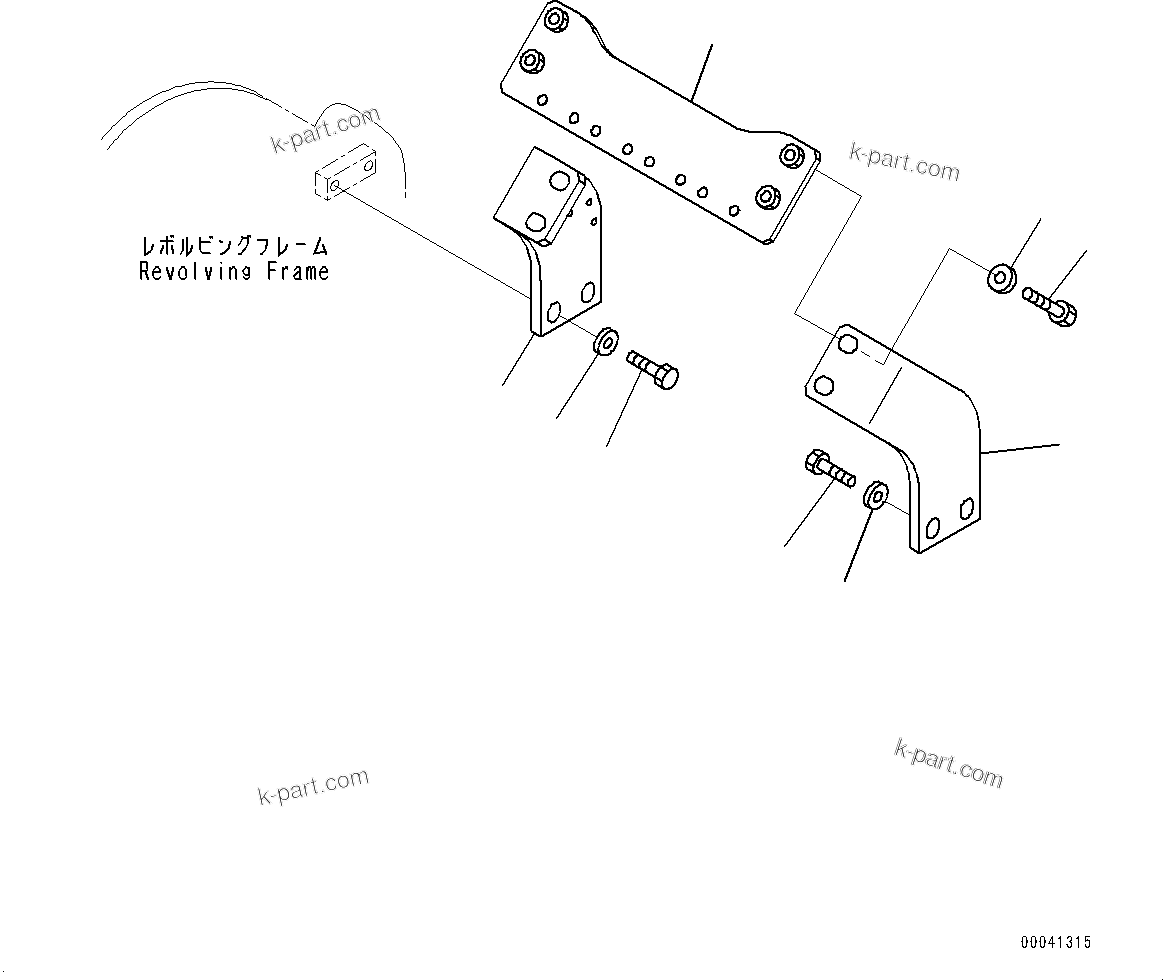 Komatsu parts book diagram for PC800SE-8E0 S/N 67001-UP: BOOM FOOT BLOCK, (#65001-)