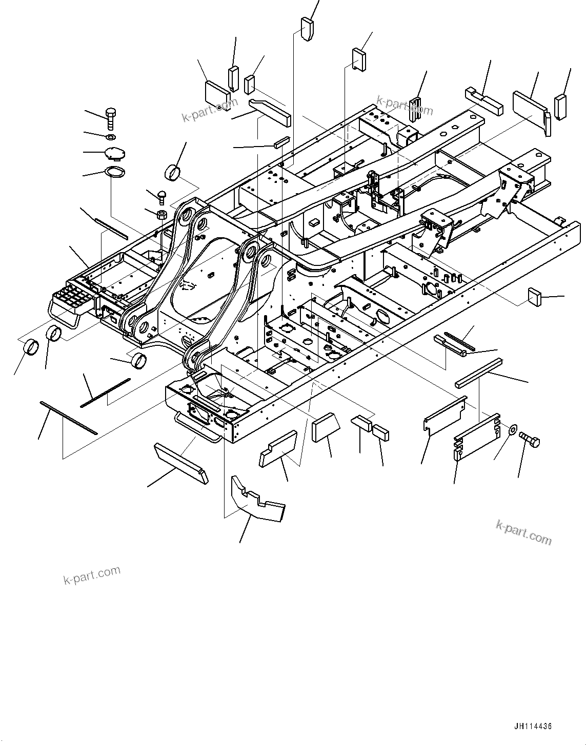 Komatsu parts book diagram for PC800SE-8E0 S/N 67001-UP: REVOLVING FRAME, (#67001-)