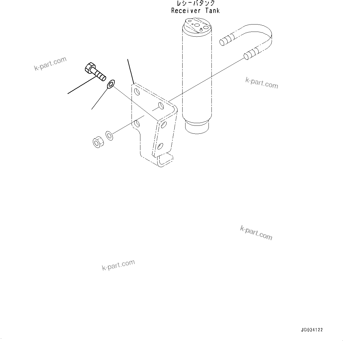 Komatsu parts book diagram for PC800SE-8E0 S/N 67001-UP: AIR CONDITIONER UNIT, MOUNTING BOLT(#65001-)