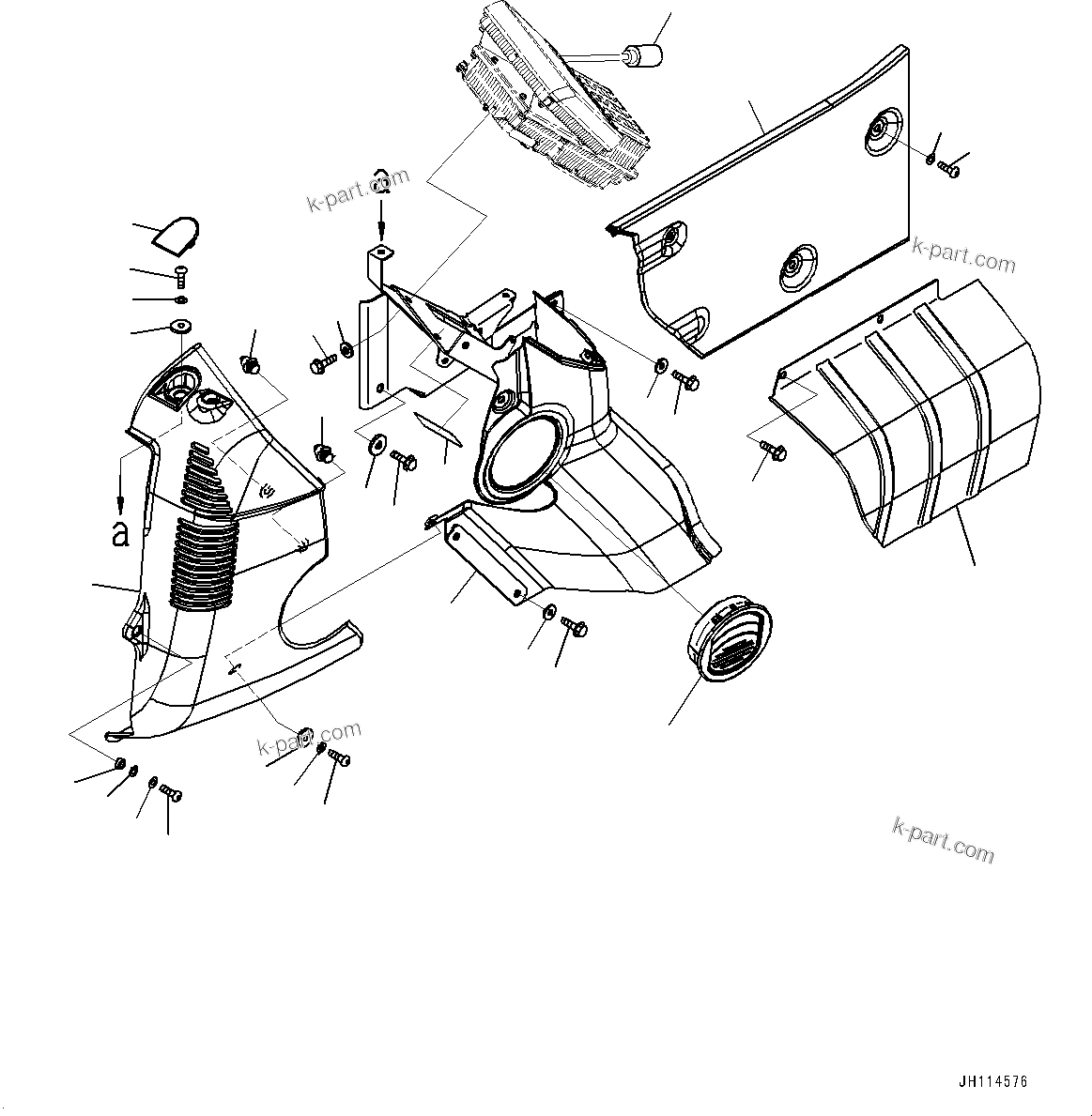 Komatsu parts book diagram for PC800SE-8E0 S/N 67001-UP: CAB, CAB IN PARTS, MONITOR AND COVER(#67001-)