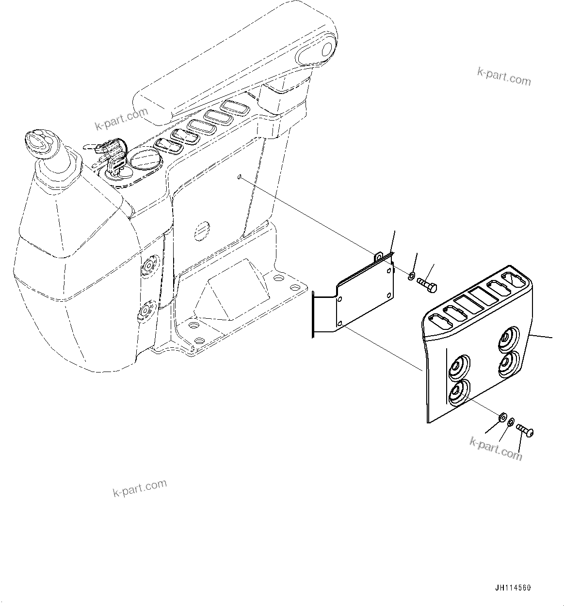 Komatsu parts book diagram for PC800SE-8E0 S/N 67001-UP: CAB, FLOOR, SWITCH(#67001-)