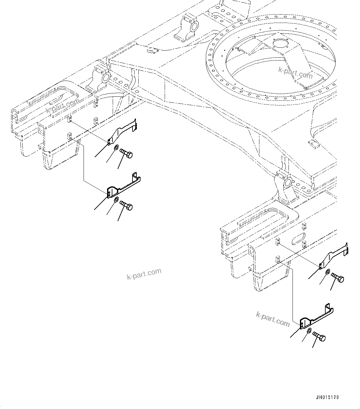 Komatsu parts book diagram for PC800SE-8E0 S/N 67001-UP: STEP, (#65001-)