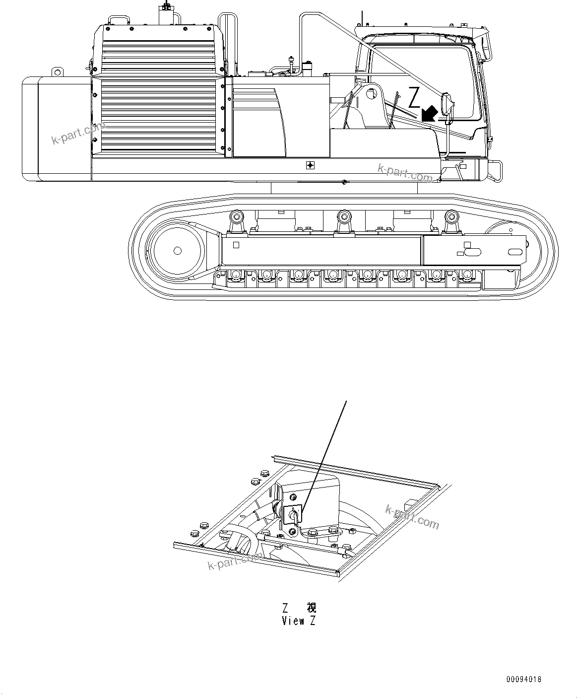 Komatsu parts book diagram for PC800SE-8E0 S/N 67001-UP: CAUTION PLATES, BATTERY, (#65001-)