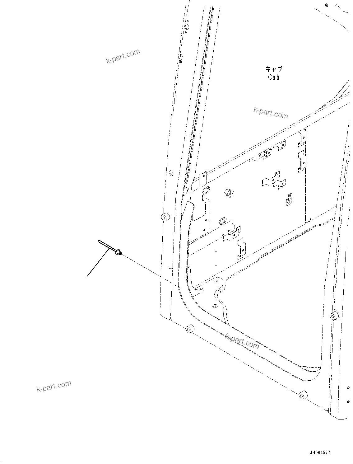 Komatsu parts book diagram for PC800SE-8E0 S/N 67001-UP: RIVET, (#65001-)