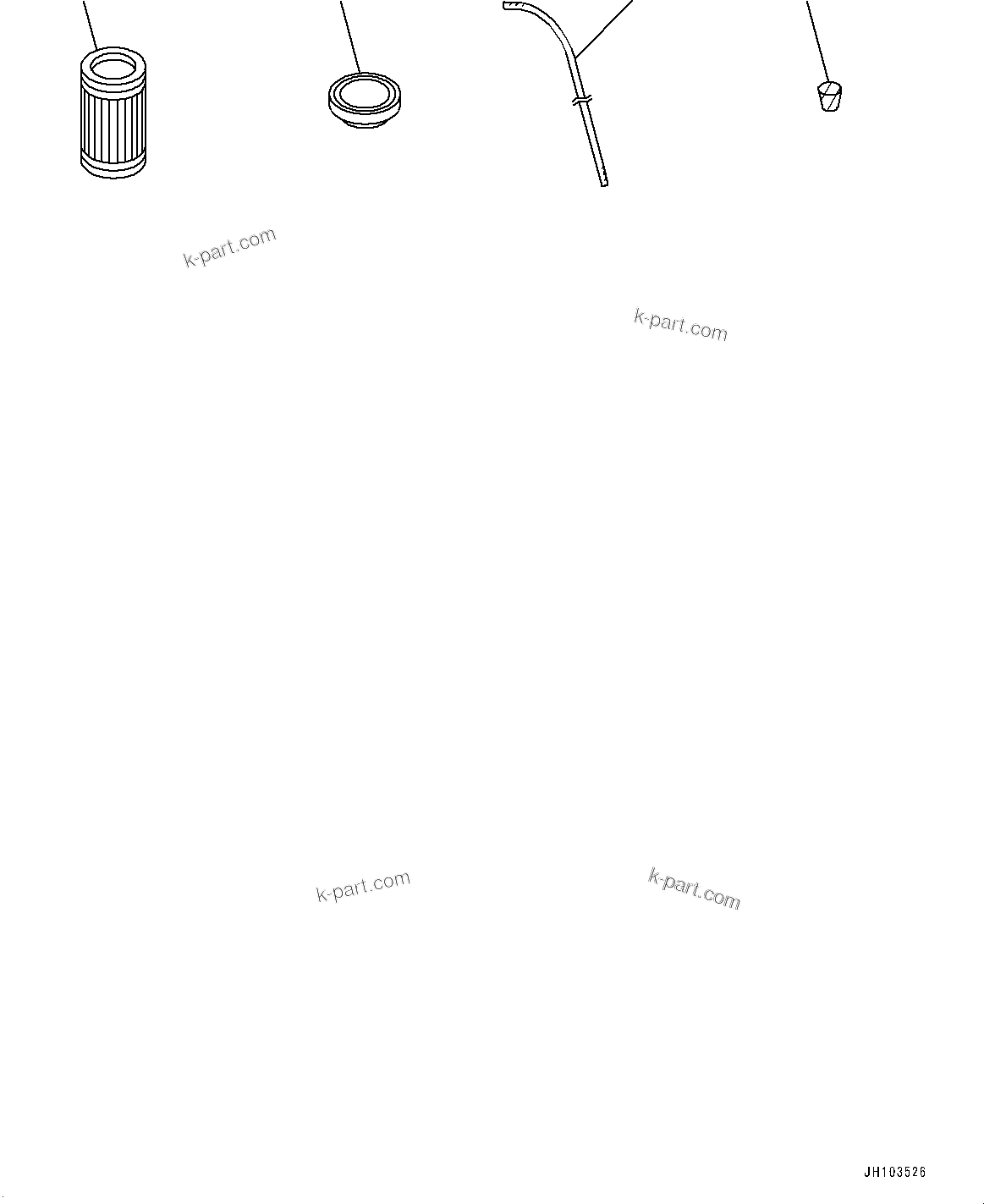 Komatsu parts book diagram for PC800SE-8E0 S/N 67001-UP: FLUSHING PARTS, (#65412-)