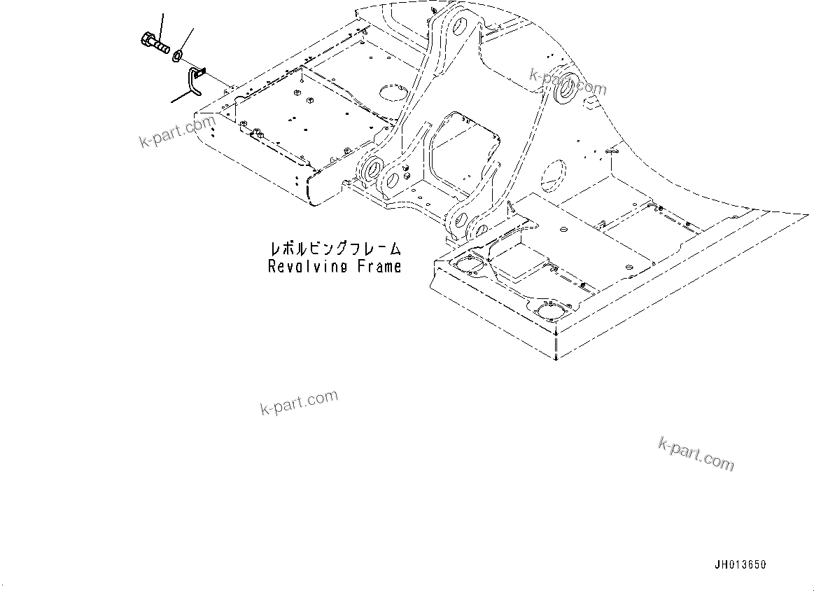 Komatsu parts book diagram for PC360LCI-11 S/N 94001-UP (For KAL): HANDRAIL, (2/3)(#92346-)