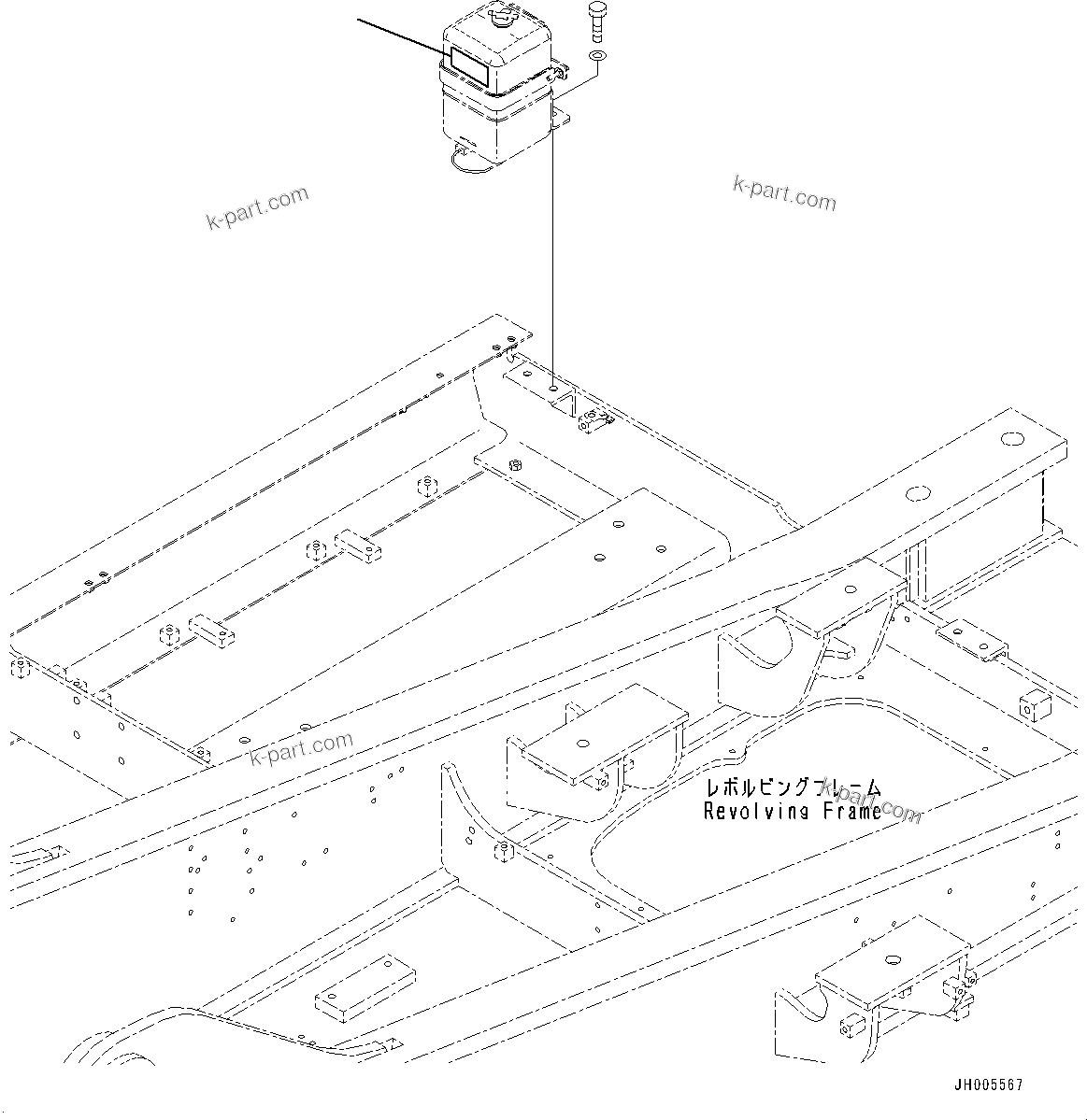 Komatsu parts book diagram for PC360LCI-11 S/N 94001-UP (For KAL): COOLANT DECAL, (#90156-)