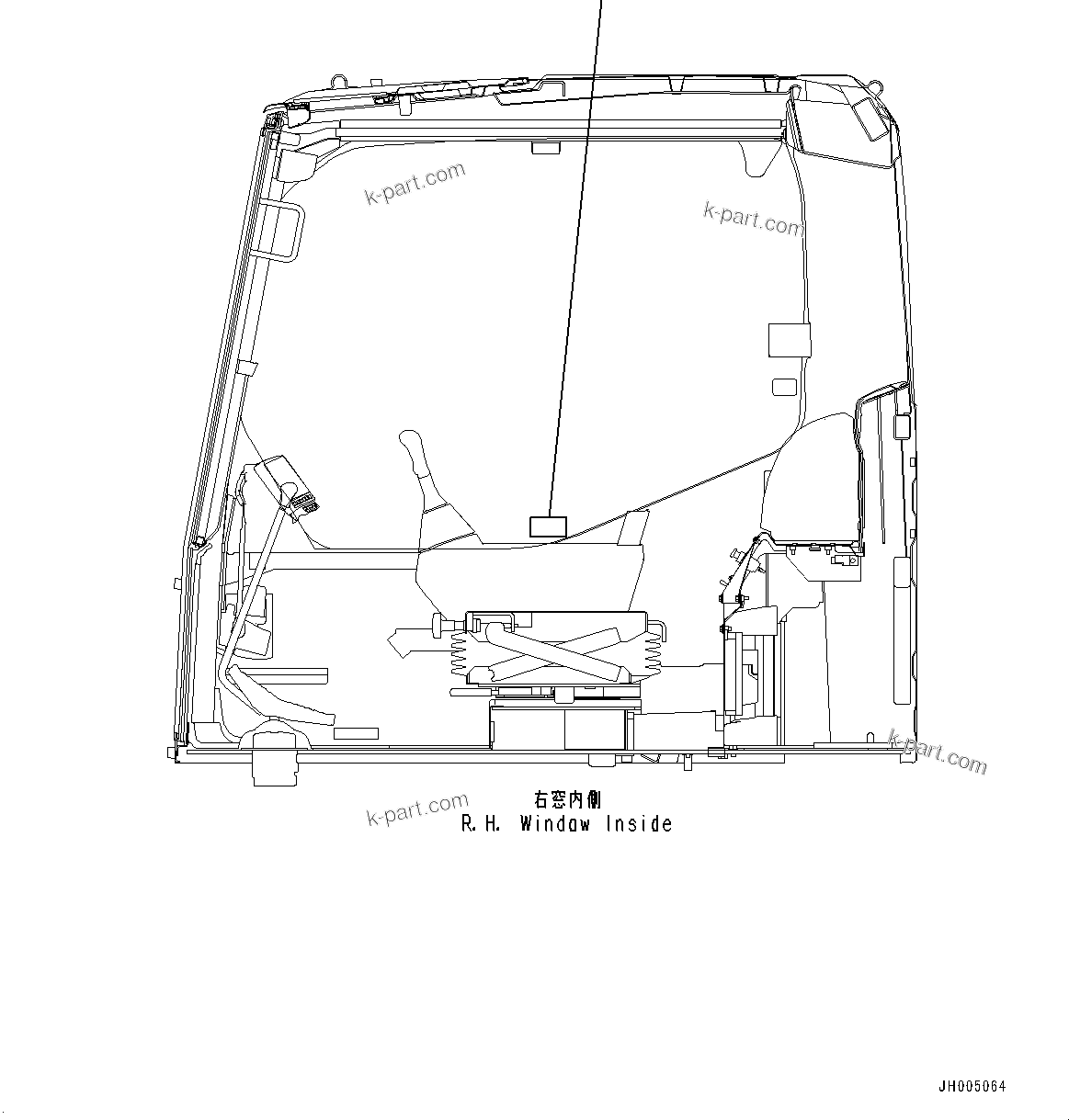 Komatsu parts book diagram for PC360LCI-11 S/N 94001-UP (For KAL): CAUTION PLATES, BLAST SITE, (#90156-)