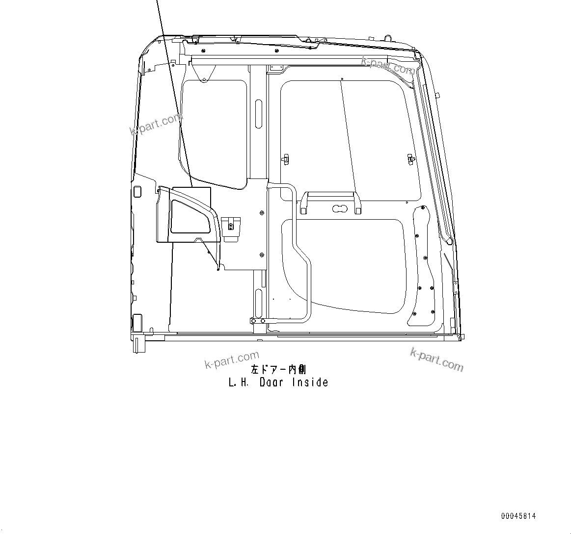 Komatsu parts book diagram for PC290LC-8 S/N 32001-UP: LUBRICATION CHART, (#30471-)