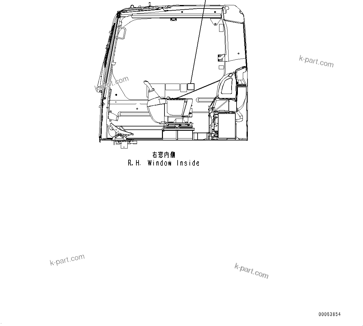 Komatsu parts book diagram for PC290LC-8 S/N 32001-UP: CAUTION PLATES, BACKWARD, (#30471-)