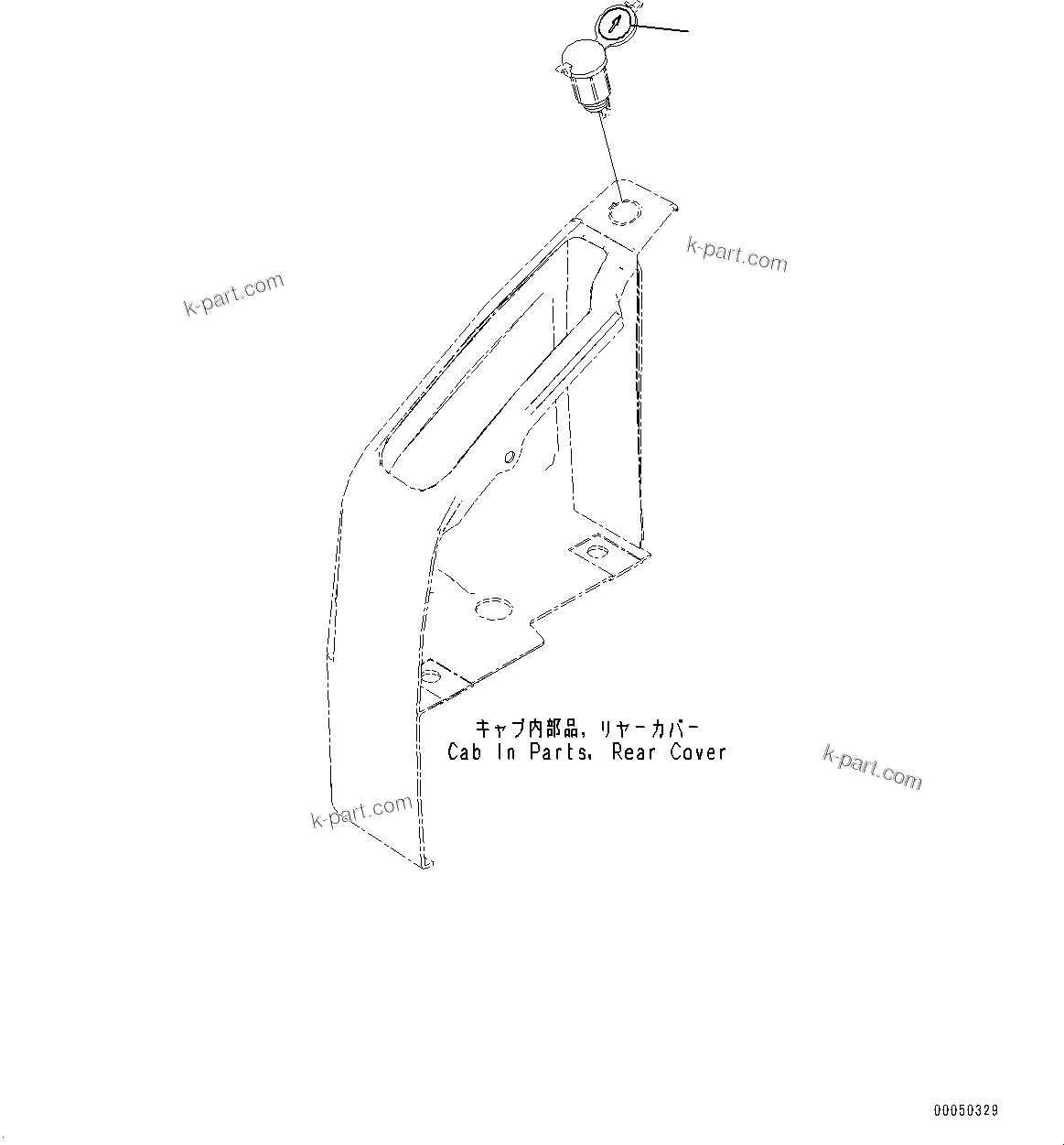 Komatsu parts book diagram for PC290LC-8 S/N 32001-UP: CAUTION PLATES, (#30125-)