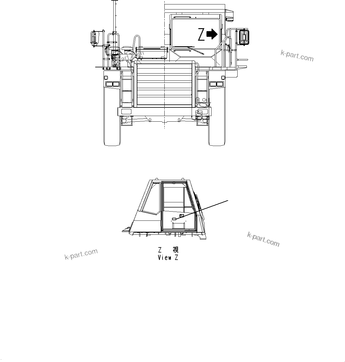 Komatsu parts book diagram for HD325-7R S/N 12001-UP: AUTOMATIC RETARDER ACCELERATOR CONTROL(ARAC) PLATE, (FOR ENGLISH)(#11034-)