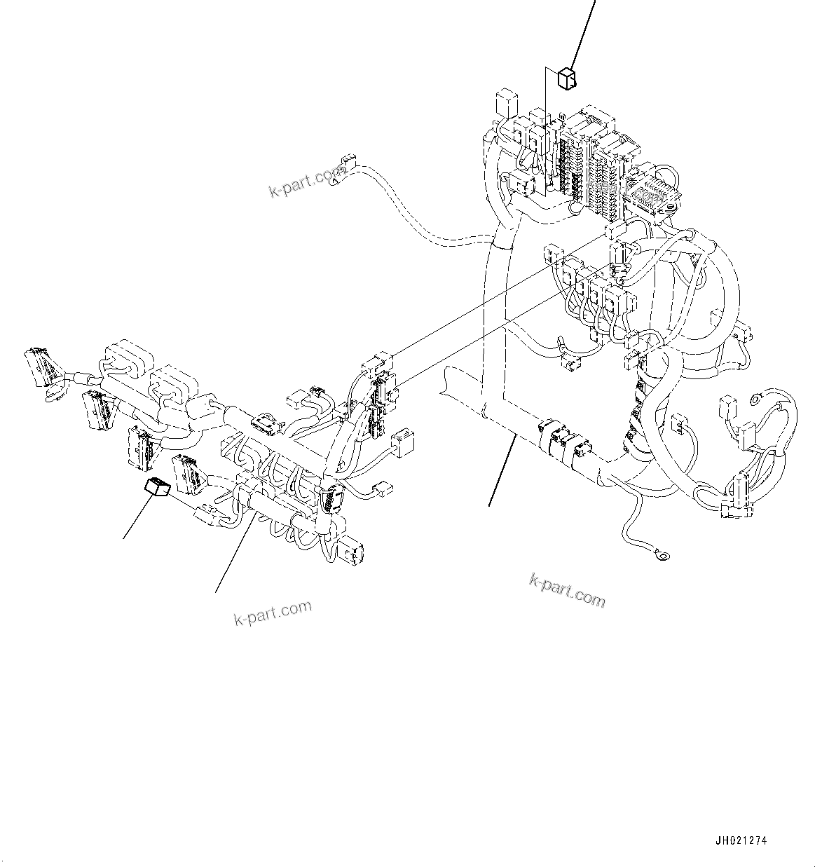 Komatsu parts book diagram for PC210LCI-11E0 S/N 600001-UP: SWITCH, (#600001-)