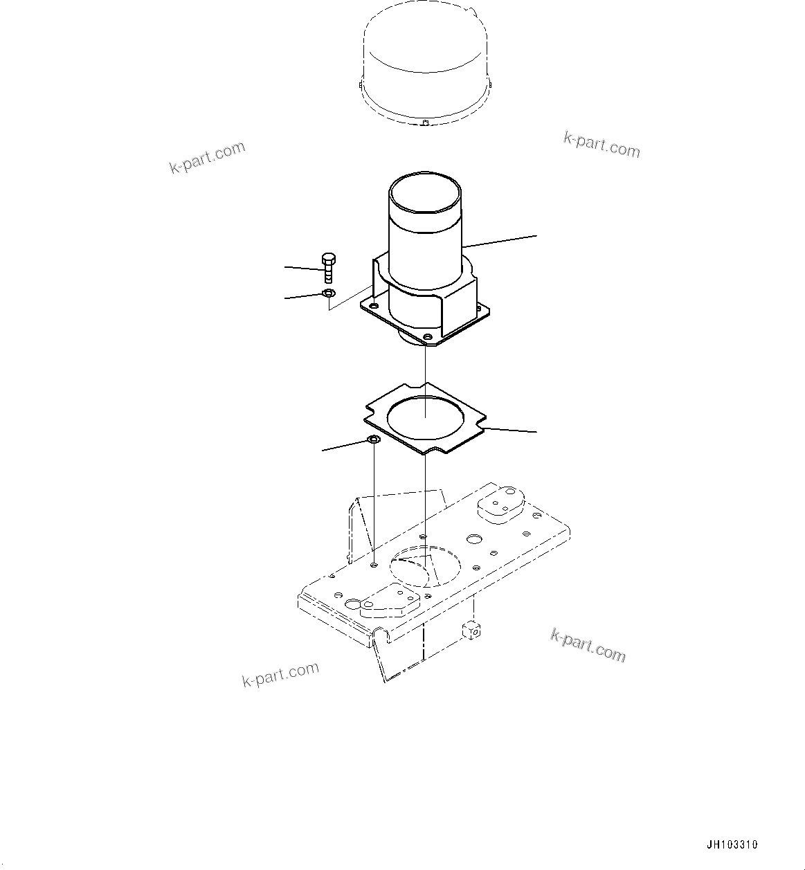 Komatsu parts book diagram for PC210LCI-11E0 S/N 600001-UP: SIDE COVER L.H., COVER AND DUCT(#504509-)