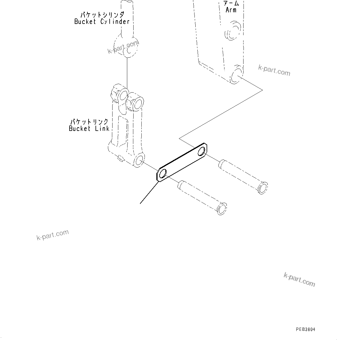 Komatsu parts book diagram for PC350LC-8M0 S/N 85001-UP: SHIPPING PARTS, (#80001-)