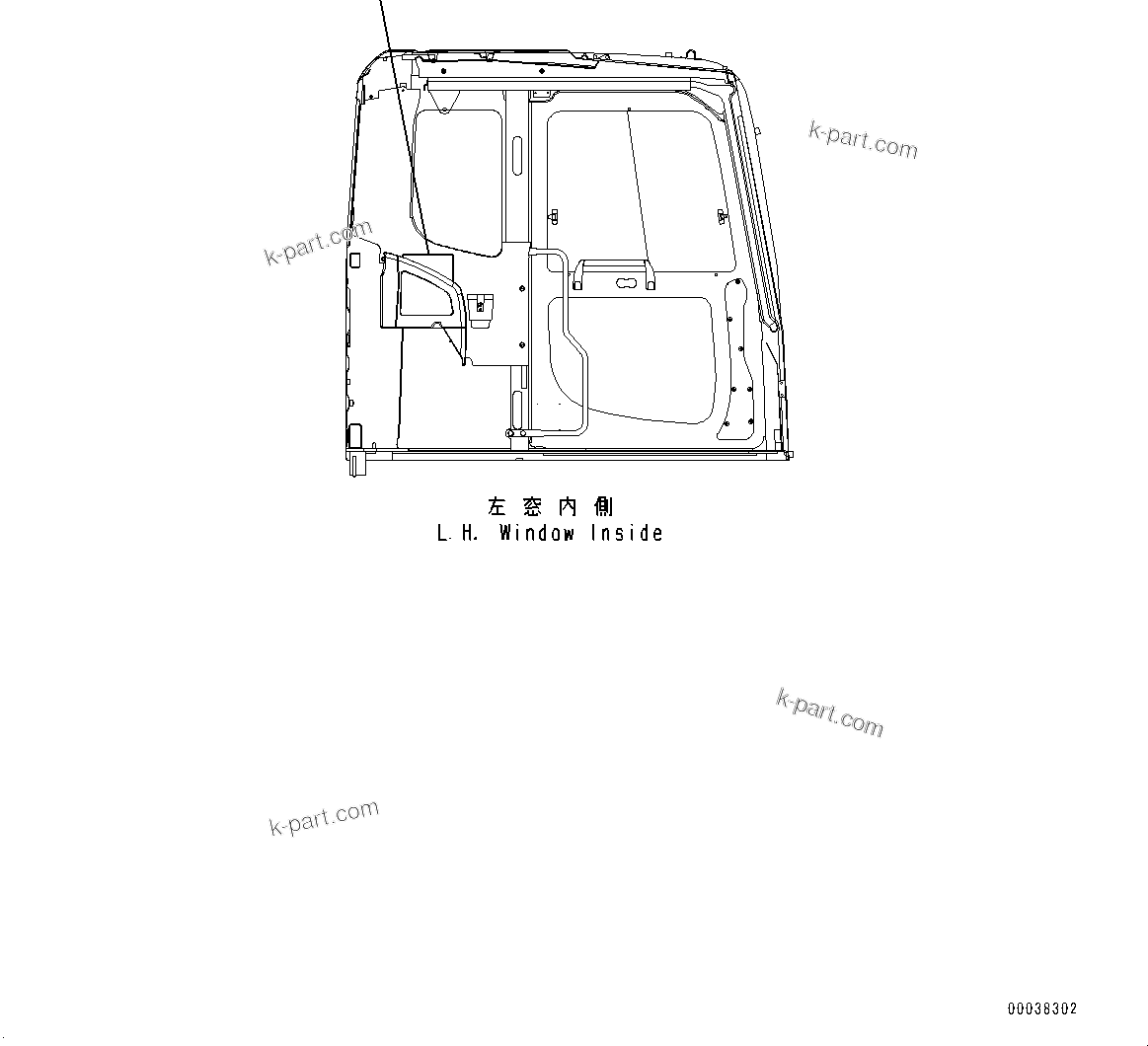 Komatsu parts book diagram for PC350LC-8M0 S/N 85001-UP: LUBRICATION CHART, (#80001-)