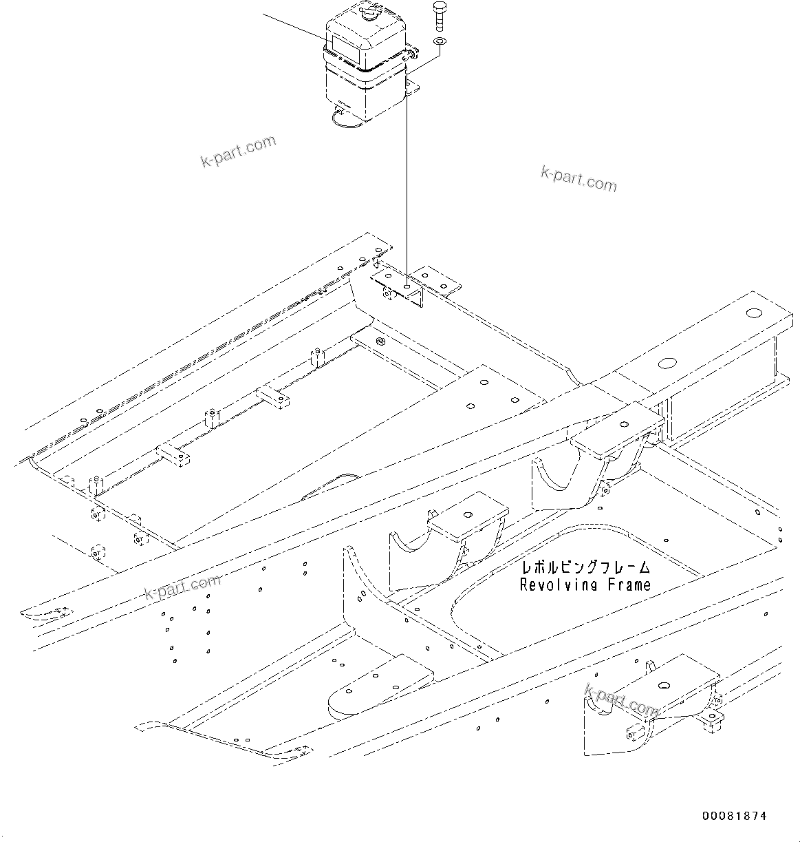Komatsu parts book diagram for PC350LC-8M0 S/N 85001-UP: COOLANT DECAL, (#80001-)
