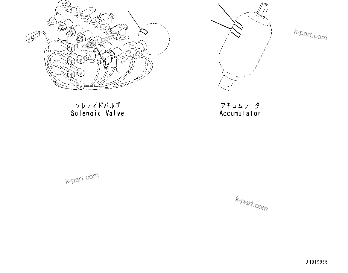 Komatsu parts book diagram for PC350LC-8M0 S/N 85001-UP: CAUTION PLATES, ACCUMULATOR, (#80001-84275)
