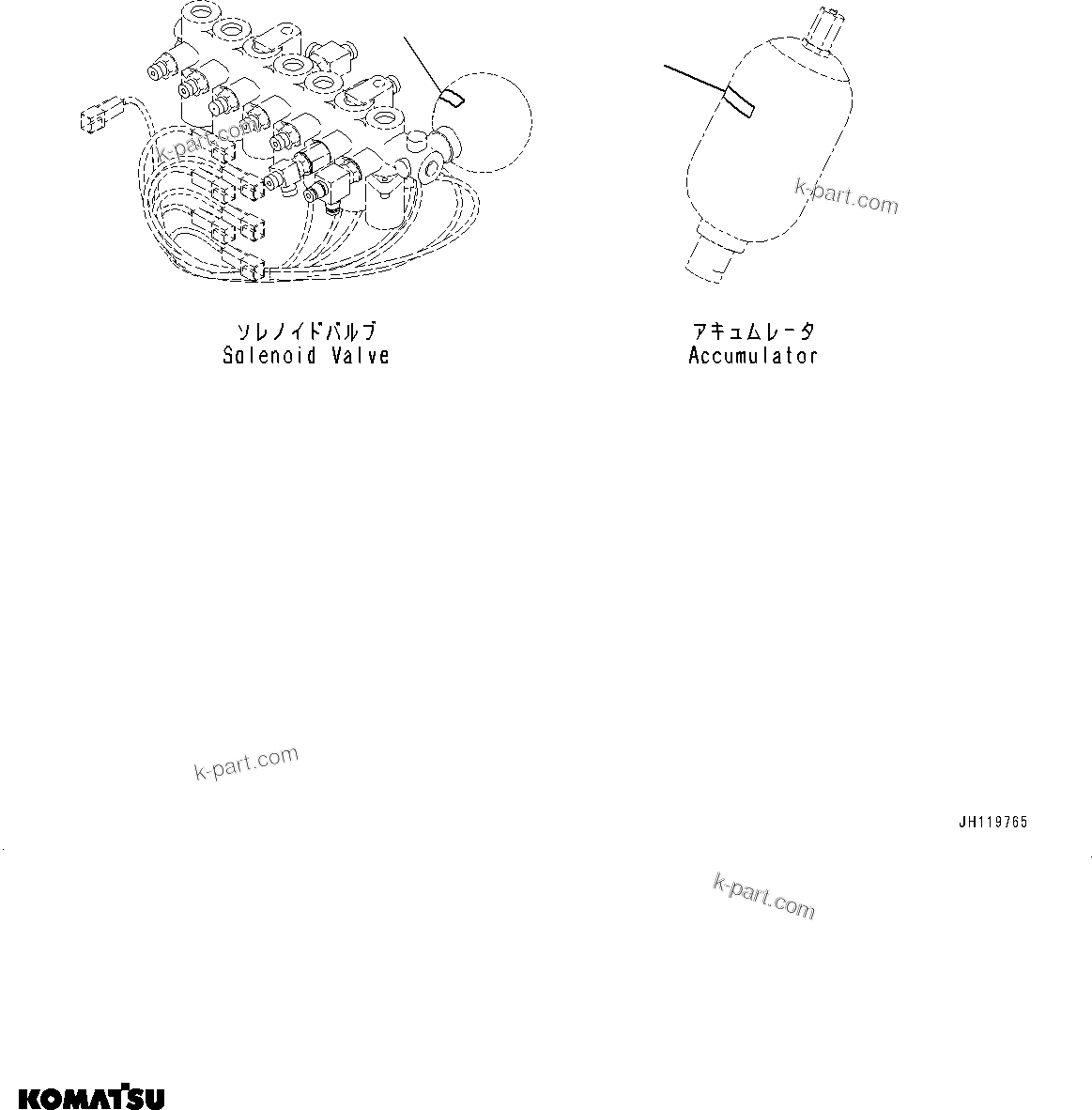 Komatsu parts book diagram for PC350LC-8M0 S/N 85001-UP: CAUTION PLATES, ACCUMULATOR, (#84276-)