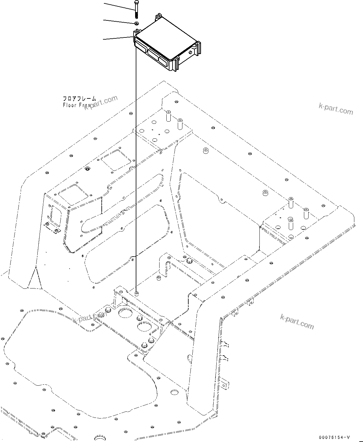 Komatsu parts book diagram for D85MS-15 S/N 2101-UP: RADIO CONTROL, CONTROLLER(#1006-)